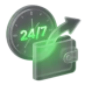 24x7 Instant Withdrawals